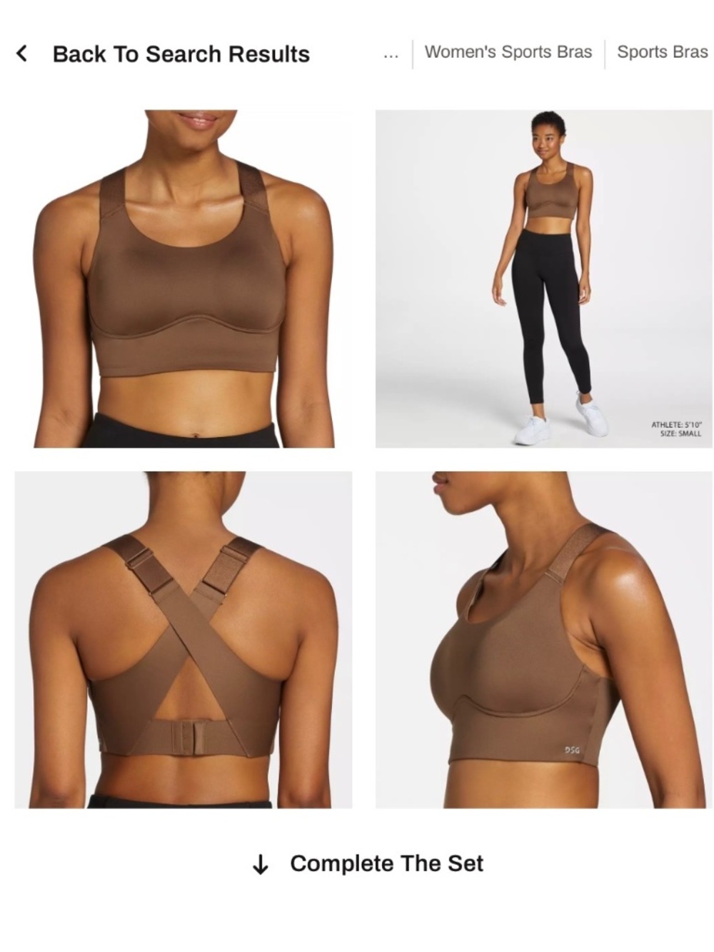 Three (3) DSG Women's Do It All High Support Sports Bras